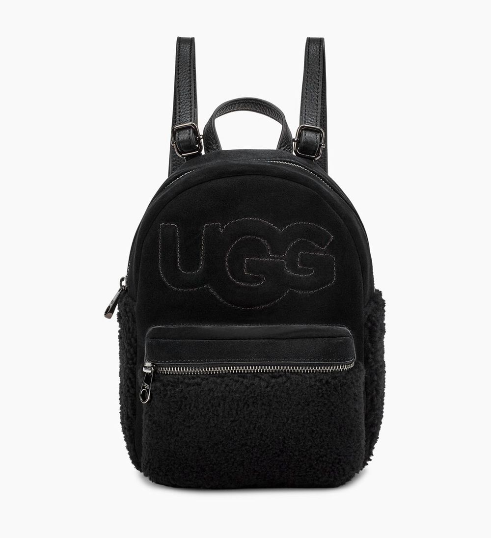 Ugg Dannie Ii Mini Sheep - Womens Backpacks - Black - NZ (1324KAISX)